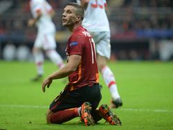 Lukas Podolski erzielte seinen siebten Saisontreffer