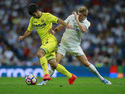 El Madrid perdió dos puntos en la última visita del Villarreal ayer. (Foto: Getty)
