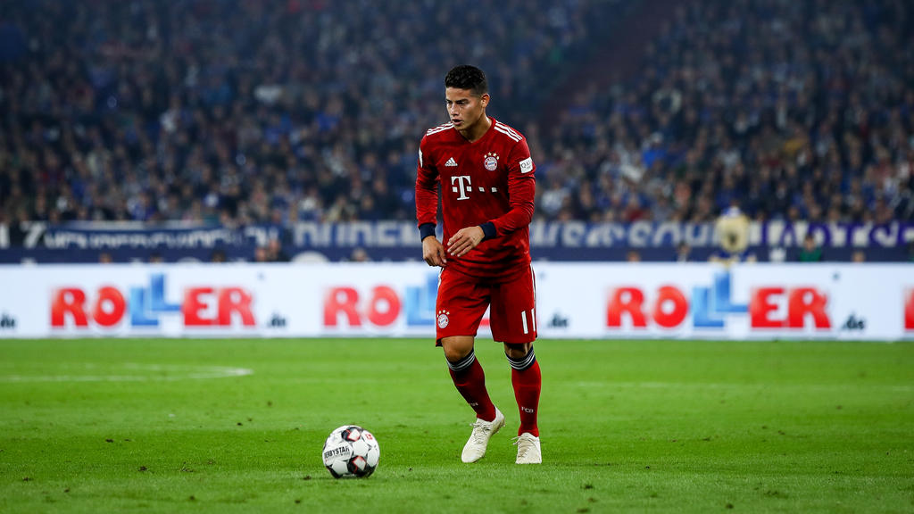 Der Leihvertrag mit James Rodríguez beim FC Bayern München endet im Juli