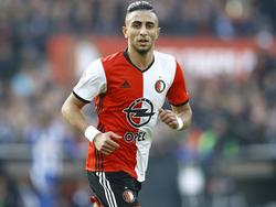 Bilal Başaçıkoğlu krijgt speeltijd bij Feyenoord. De buitenspeler heeft nog niet weten te overtuigen in het shirt van de Rotterdammers. (30-10-2016)