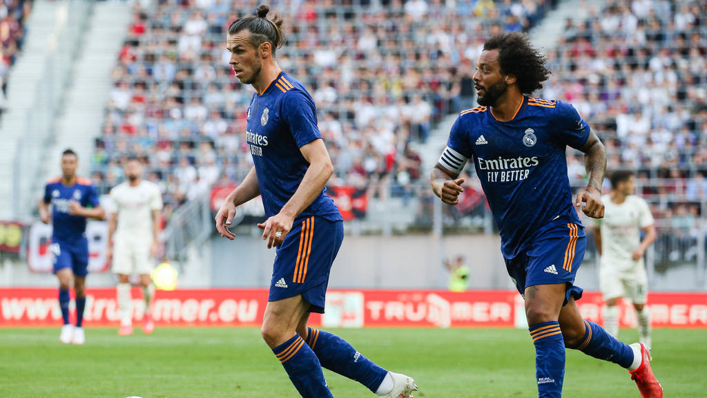 Gareth Bale (l.) und Marcelo (r.) könnten Real Madrid verlassen