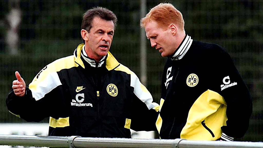 Ottmar Hitzfeld und Matthias Sammer (r.) hatten beim BVB einst keinen guten Draht zueinander