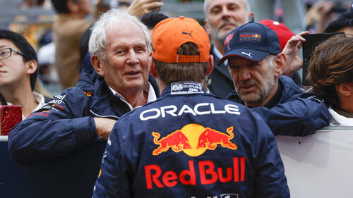Der Red-Bull-Abschied von Adrian Newey (r.) kommt Helmut Marko äußerst ungelegen