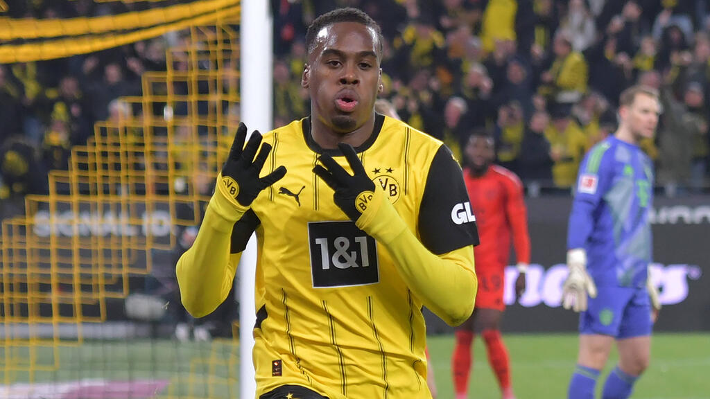 Brachte den BVB gegen den FC Bayern in Führung: Jamie Gittens Brachte den BVB gegen den FC Bayern in Führung: Jamie Gittens