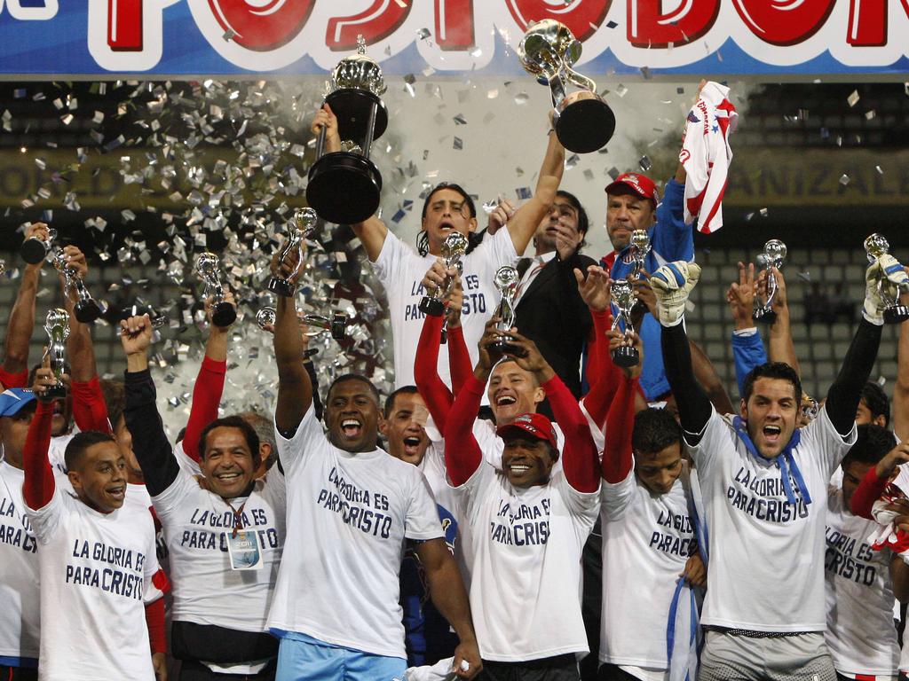 El Atlético Junior celebrando su último campeonato Clausura en 2011. (Foto: Imago)