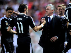 Alte Weggefährten: Carlo Ancelotti (r.) und Gareth Bale