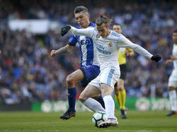 Bale dispara a puerta en el duelo frente al Alavés. (Foto: Getty)