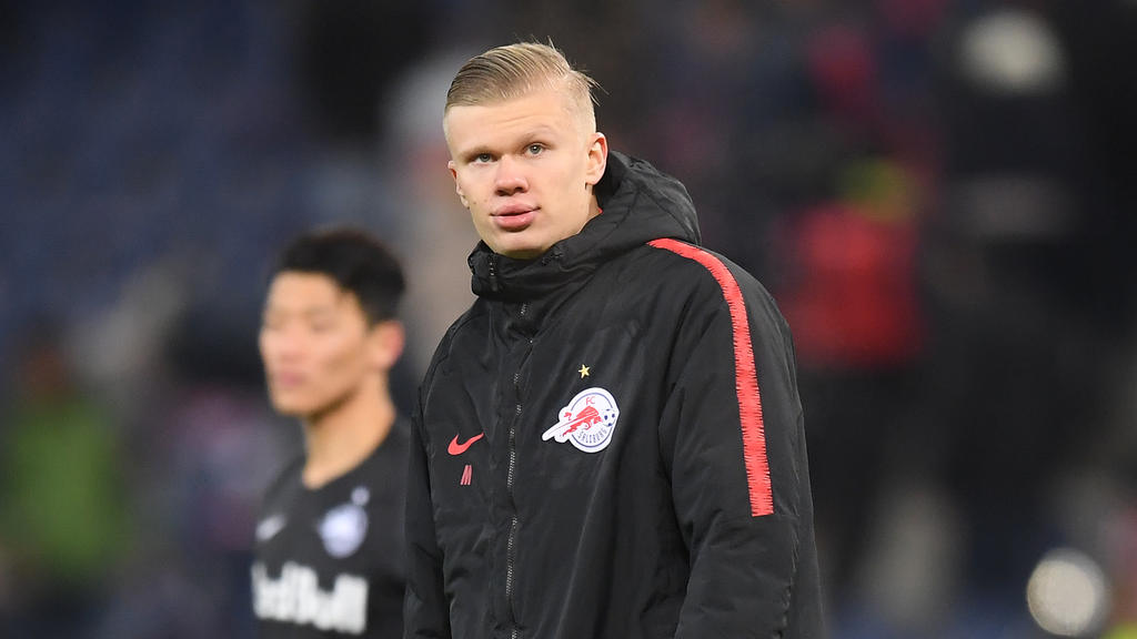 Bei BVB und RB Leipzig gehandelt: Erling Haaland von RB Salzburg Bei BVB und RB Leipzig gehandelt: Erling Haaland von RB Salzburg