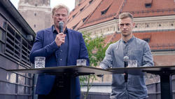 Oliver Kahn (l.) hat sich zur Causa Kimmich geäußert