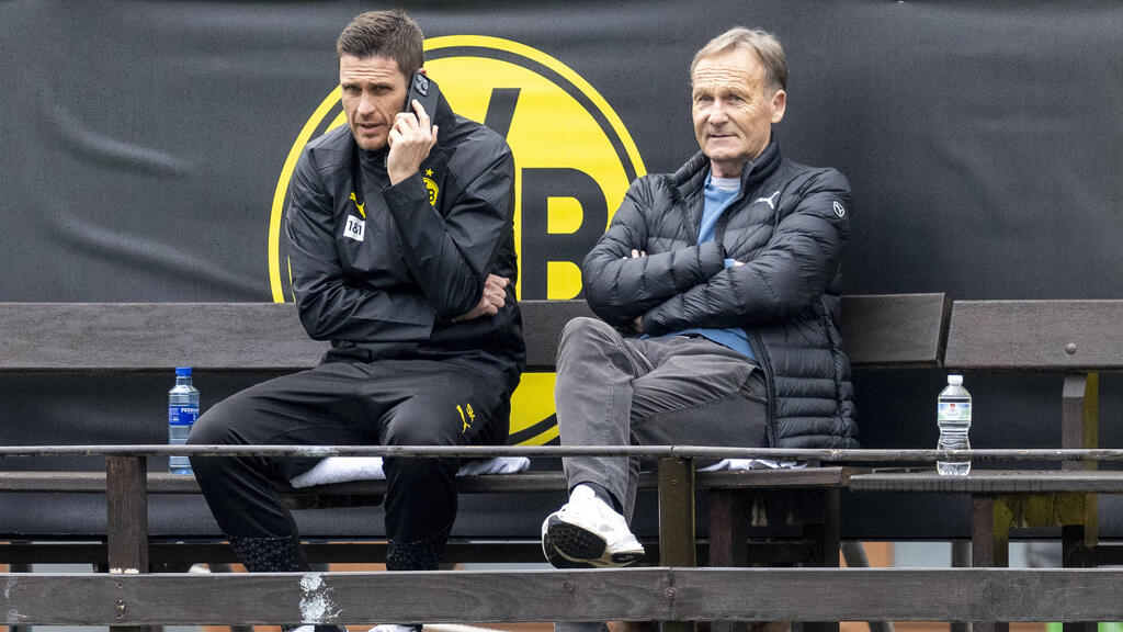 BVB-Sportdirektor Sebastian Kehl (l.) und Geschäftsführer Hans-Joachim Watzke