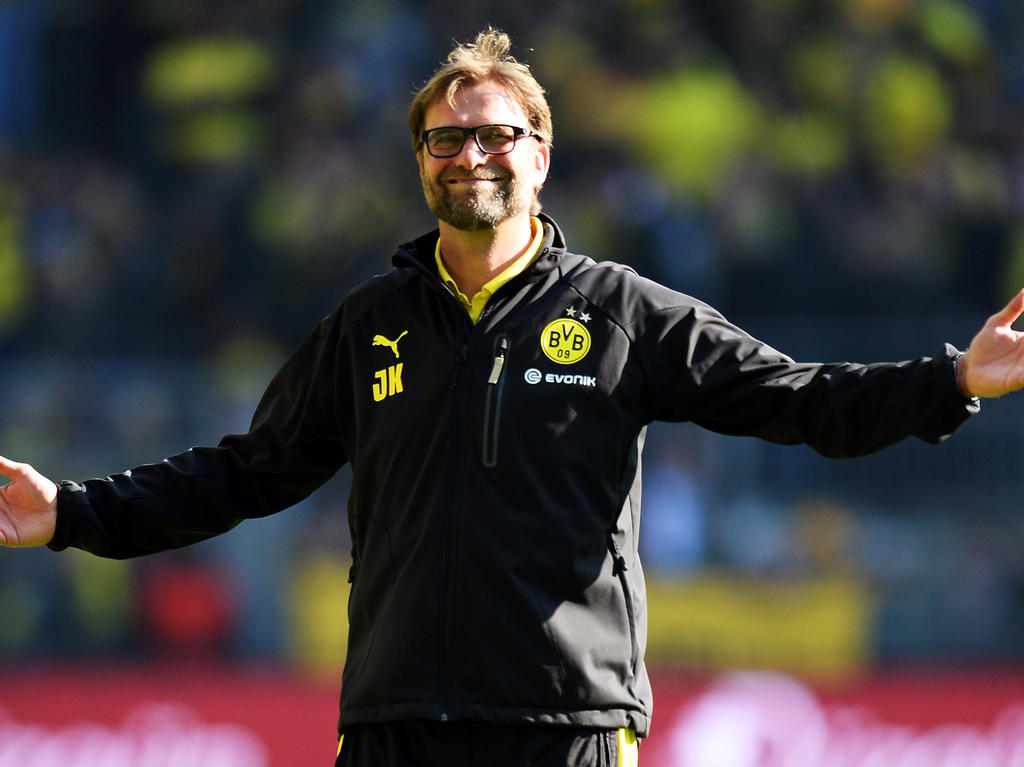 Bleibt dem BVB bis 2018 erhalten: Erfolgstrainer Jürgen Klopp Bleibt dem BVB bis 2018 erhalten: Erfolgstrainer Jürgen Klopp