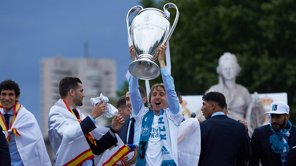 Luka Modric gewann in den letzten drei Jahren immer die Champions League mit Real Madrid