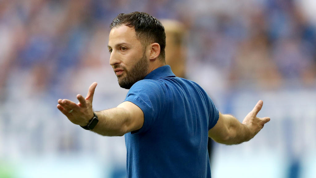 Domenico Tedesco sieht sich einer scharfen Taktik-Kritik ausgesetzt Domenico Tedesco sieht sich einer scharfen Taktik-Kritik ausgesetzt