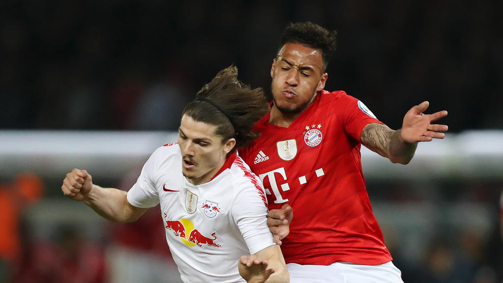 Corentin Tolisso konnte nach seiner langen Verletzungspause im DFB-Pokalfinale wieder spielen
