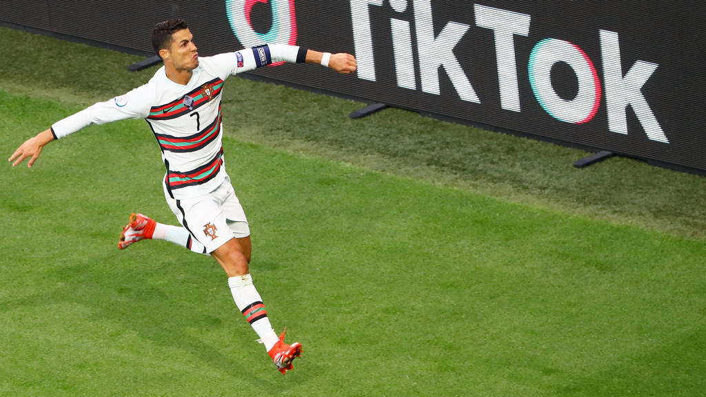 Cristiano Ronaldo traf im ersten Gruppenspiel gegen Ungarn doppelt