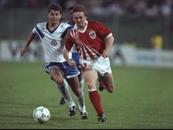 Andreas Ogris erzielte bei der Weltmeisterschaft 1990 gegen die USA den herrlichen Führungstreffer