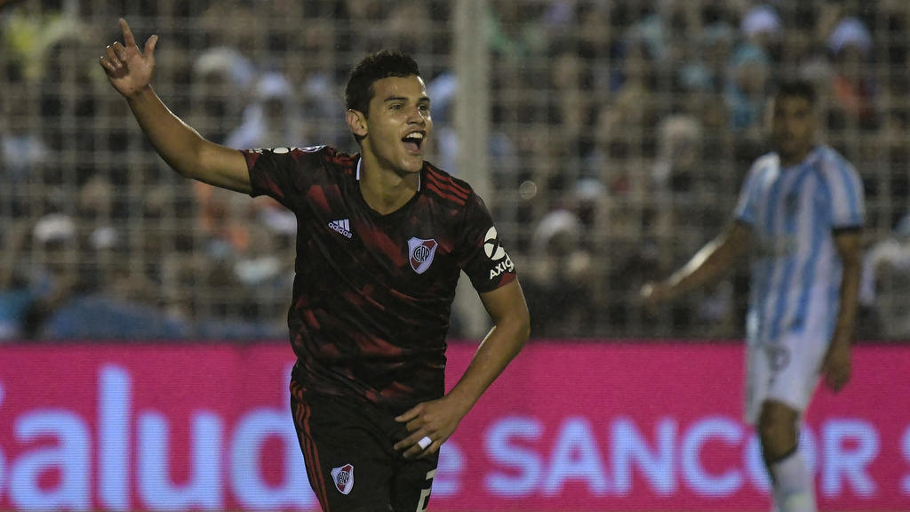 Ferreira marcó el único gol de River contra el Tucumán. (Foto: Getty)