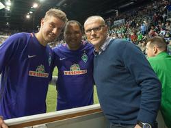 Thomas Schaaf (r.) hat sich für den aktuellen Werder-Coach stark gemacht