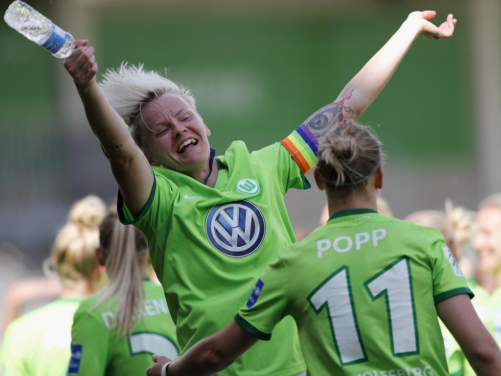 Die Frauen des VfL Wolfsburg greifen nach dem Double