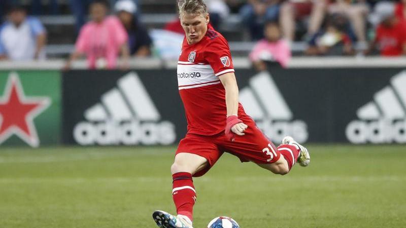 Bastian Schweinsteiger feierte mit Chicago einen Sieg Bastian Schweinsteiger feierte mit Chicago einen Sieg