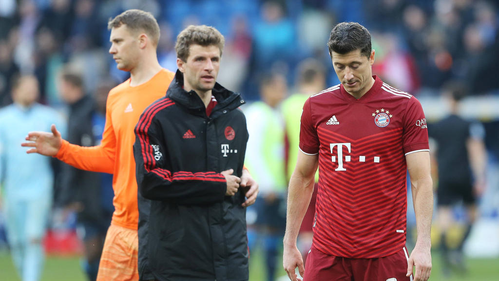 Neuer, Müller und Lewandowski (v.l.) sollen beim FC Bayern bleiben Neuer, Müller und Lewandowski (v.l.) sollen beim FC Bayern bleiben