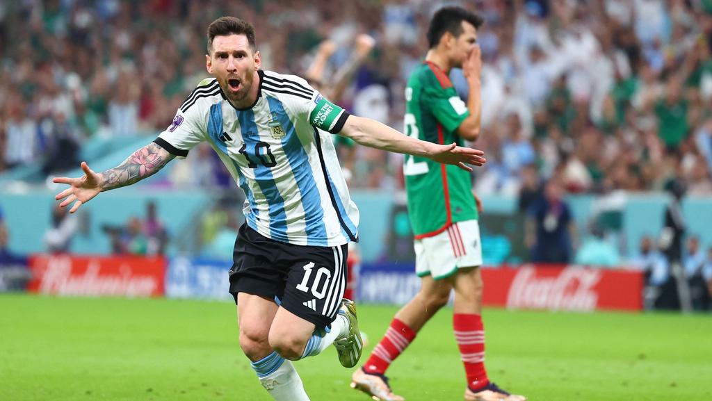 Lionel Messi jubelt nach seinem Treffer
