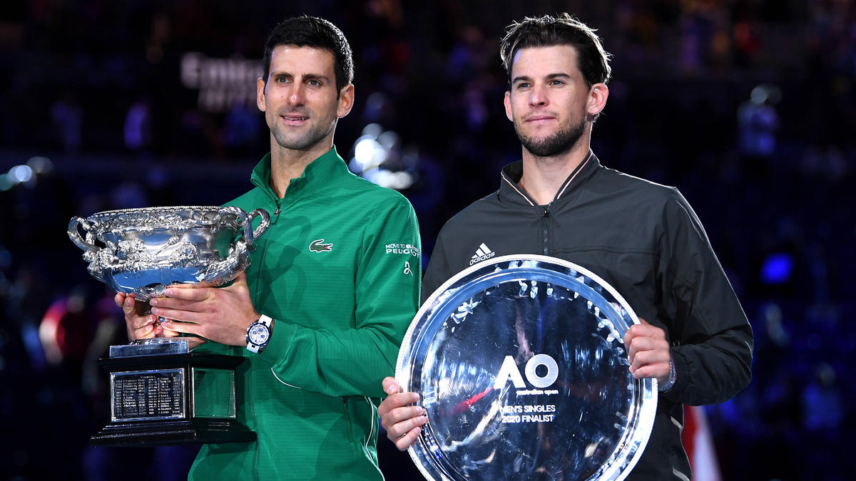Djokovic (li.) hat erneut die Australian Open gewonnen Djokovic (li.) hat erneut die Australian Open gewonnen
