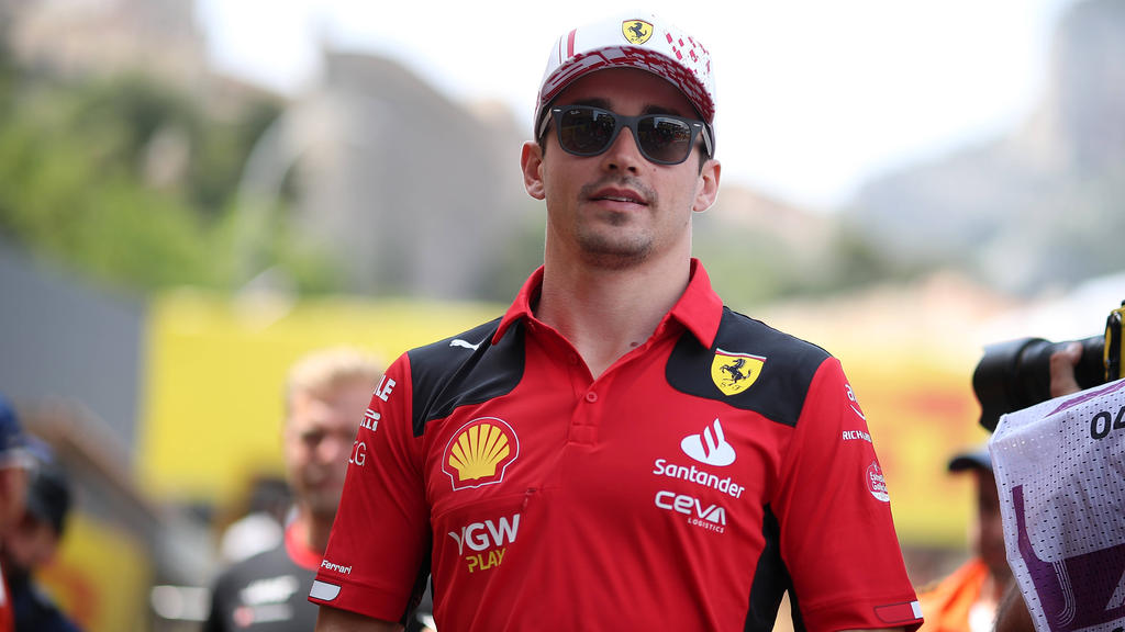 Charles Leclerc nach dem Rennen in Monaco