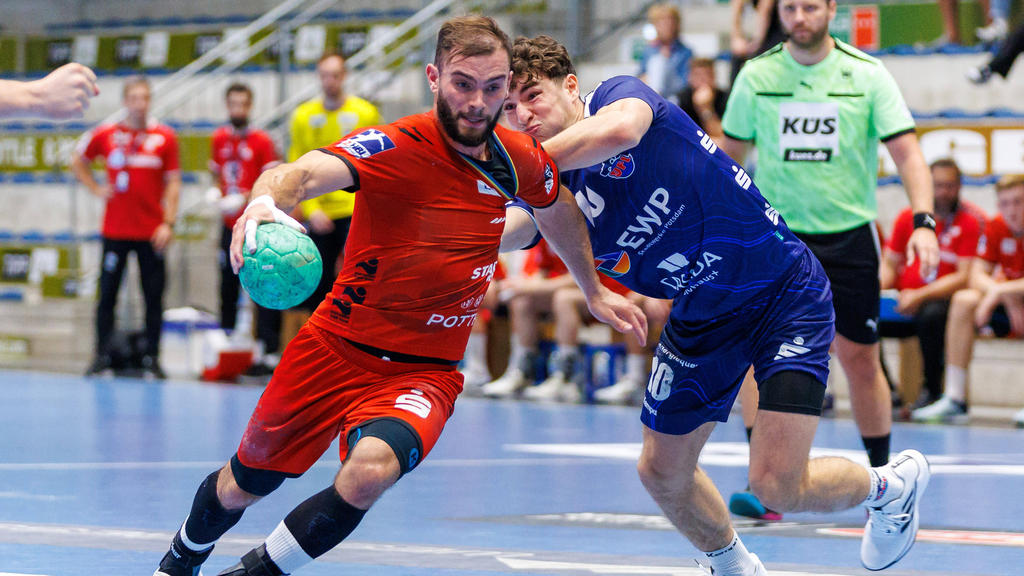 Björn Zintel (l.) traf acht Mal im Rekordspiel für seinen ASV Hamm-Westfalen