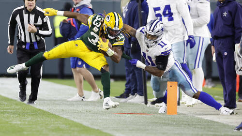 Micah Parsons (r.) ist bald im Dress der Packers zu sehen