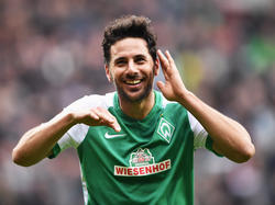 El gol número 100 de Pizarro en la Bundesliga también fue el más bonito de la temporada. (Foto: Getty)