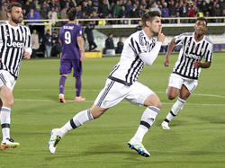 Morata consiguió en el minuto 84 el segundo tanto de la Juve, el del triunfo. (Foto: Getty)