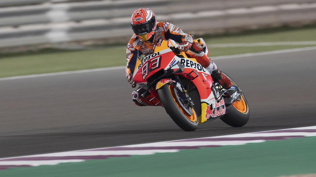 Marc Marquez verbuchte in Katar die Top-Speeds Marc Marquez verbuchte in Katar die Top-Speeds