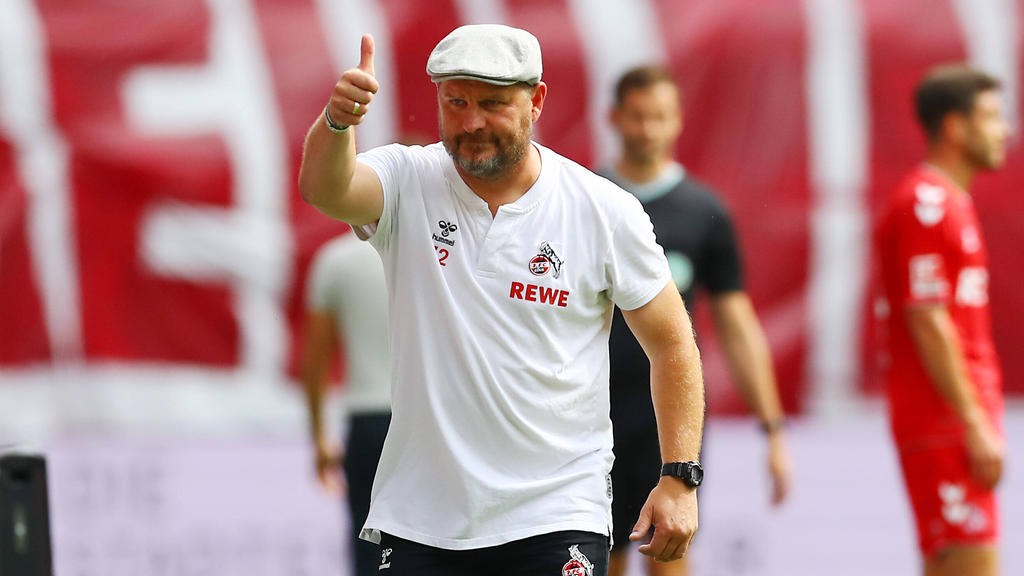 Steffen Baumgart will mit dem 1. FC Köln in die Gruppenphase