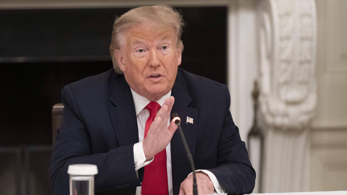 Donald Trump teilt Anthony Faucis Meinung nicht Donald Trump teilt Anthony Faucis Meinung nicht