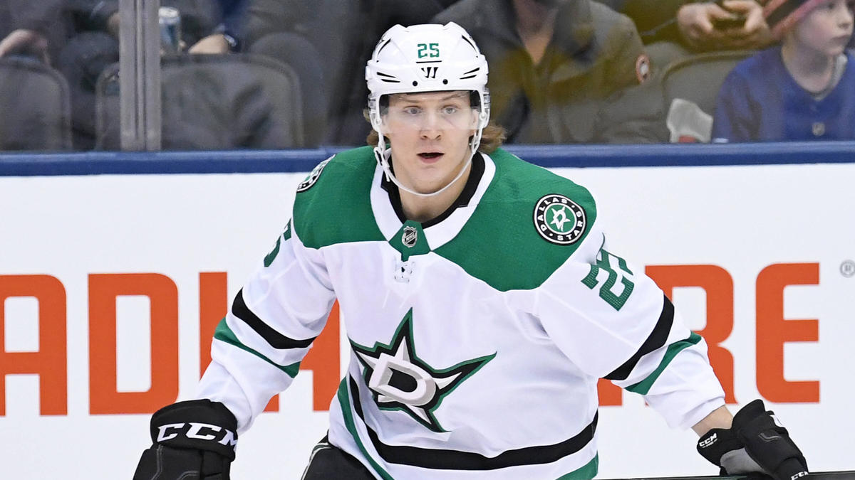 Joel Kiviranta erzielte drei Treffer für die Dallas Stars Joel Kiviranta erzielte drei Treffer für die Dallas Stars