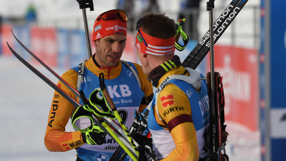 Die deutschen Biathleten wollen bei der WM angreifen Die deutschen Biathleten wollen bei der WM angreifen