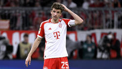 Thomas Müller hinkt mit dem FC Bayern in der Bundesliga hinterher