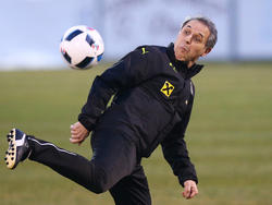ÖFB-Teamchef Marcel Koller ist froh wieder auf dem Platz zu stehen