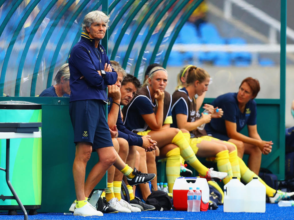 Pia Sundhage ist vor dem Finale guter Dinge Pia Sundhage ist vor dem Finale guter Dinge