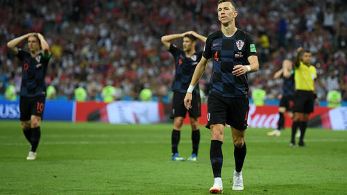 Fassungslosigkeit bei Ivan Perisic nach seiner vergebenen Großchance