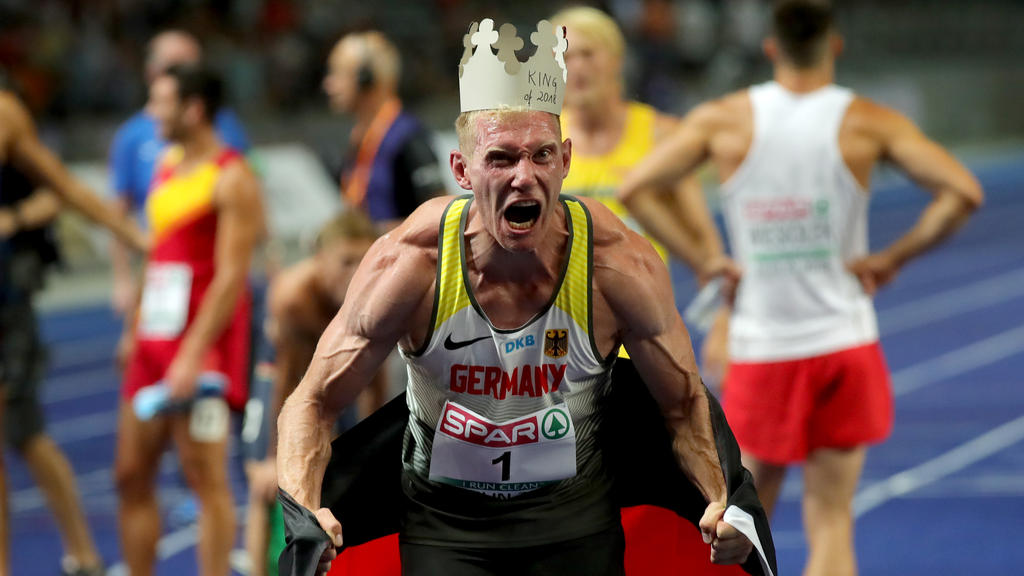 Was für Emotionen! Nach dem 1500-m-Lauf steht Abele als Europameister fest