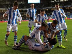 Mikel Merino abrió el marcador contra el Espanyol. (Foto: Getty)