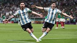 Brachte Argentinien auf Kurs: Lionel Messi (l.)