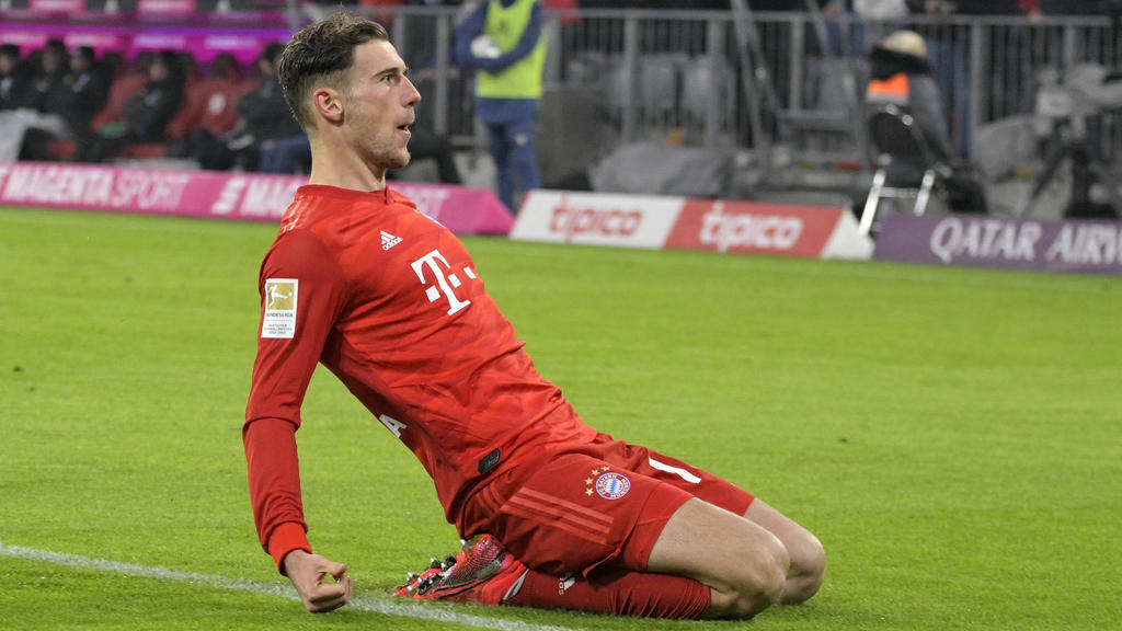Bejubelte sein Tor gegen den FC Schalke 04 ausgiebig: Leon Goretzka vom FC Bayern