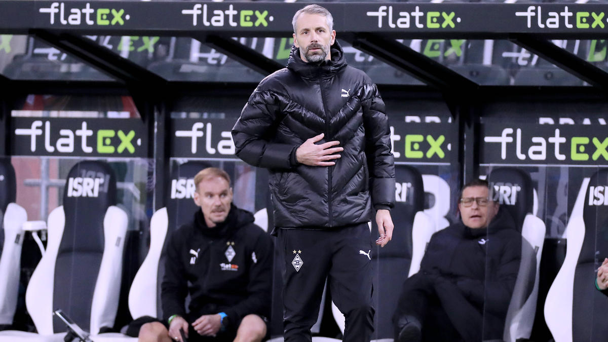 Gladbachs Trainer Marco Rose peilt einen Sieg an