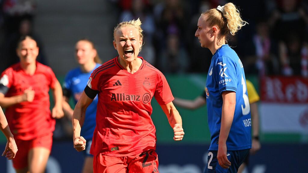 Pernille Harder traf gegen Hoffenheim gleich dreifach Pernille Harder traf gegen Hoffenheim gleich dreifach