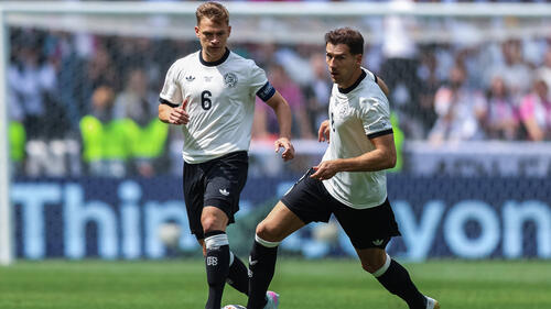 Joshua Kimmich und Leon Goretzka spielen mit der DFB-Elf am Donnerstag gegen die Slowakei