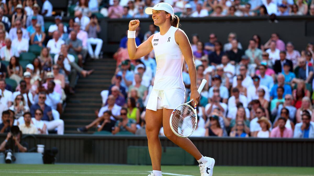 Iga Swiatek steht im Finale von Wimbledon