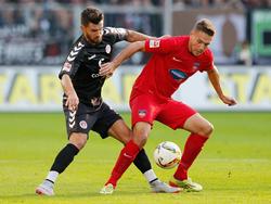 Daniel Frahn (r.) wechselt zum Chemnitzer FC